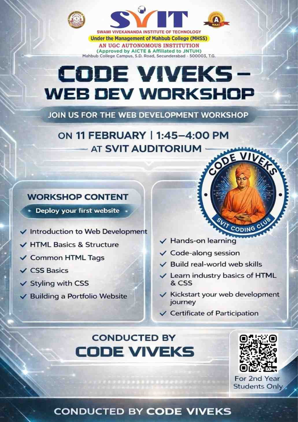 CODE VIVEK CLUB